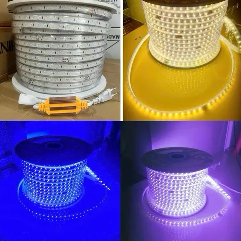 Đèn LED dây 5730 ba màu trang trí hắt trần, ghim rút điện đổi màu led dây giá/1m chưa có nguồn 220V
