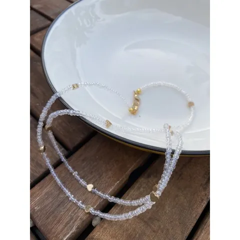 Dây đeo kính/ khẩu trang trong hình trái tim đơn giản