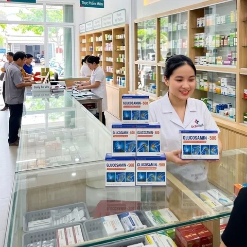 Viên tăng tiết Dịch Khớp Glucosamin 500 , hỗ trợ làm trơn ổ khớp, giúp khớp vận động linh hoạt 100v
