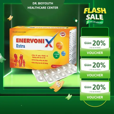 VIÊN Tăng sinh lực ENERVONI X EXTRA GIÚP BỔ SUNG VITAMIN VÀ KHOÁNG CHẤT CƠ THỂ