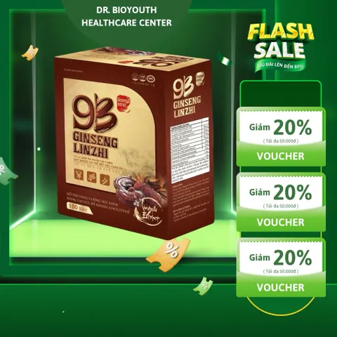 Viên NHÂN SÂM uống 9B Ginseng Linzhi Vinaphar 100 viên - tăng cường sức khỏe