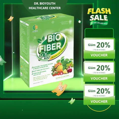 Ống uống BIO FIBER Plus Bổ sung chất xơ tự nhiên cho cơ thể. Hỗ trợ tăng cường hấp thu Cải thiện tình trạng táo bón