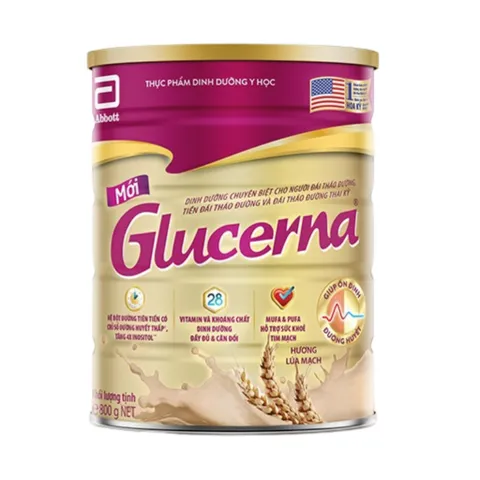 Sữa bột dành cho người bị tiểu đường Glucerna Abbott 800g Hương Lúa mạch