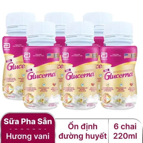 Lốc 6 chai Glucerna 220ml