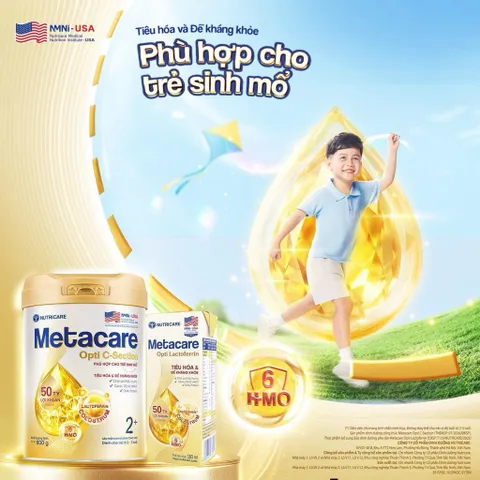 Combo 2 Lon SỮA METACARE OPTI C-SECTION - GIẢI PHÁP DINH DƯỠNG CHUYÊN BIỆT CHO TRẺ SINH MỔ