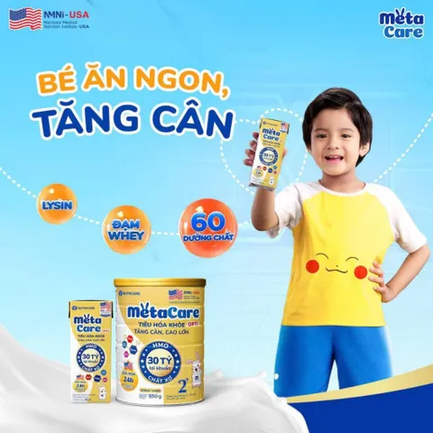 Thùng 48 hộp pha sẵn Metacare Opti Vàng 110ml/180ml