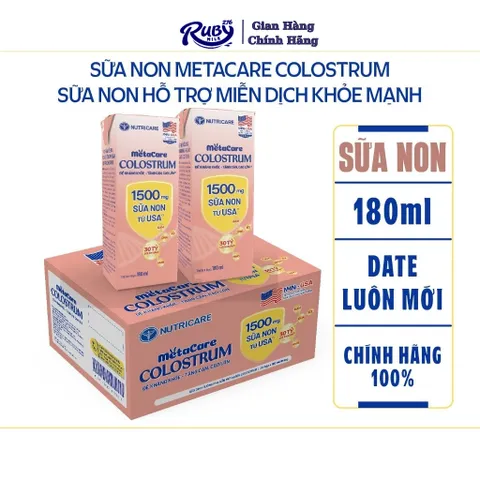 Sữa Công Thức Metacare COLOSTRUM 1500mg Nutricare sữa non hỗ trợ miễn dịch (24 hộp)