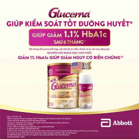 Sữa bột Glucerna hương Lúa Mạch 800g dành cho người bị tiểu đường