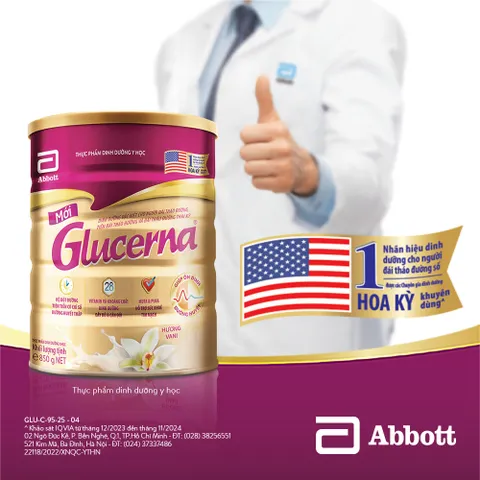 Sữa bột Glucerna hương Lúa Mạch 800g dành cho người bị tiểu đường