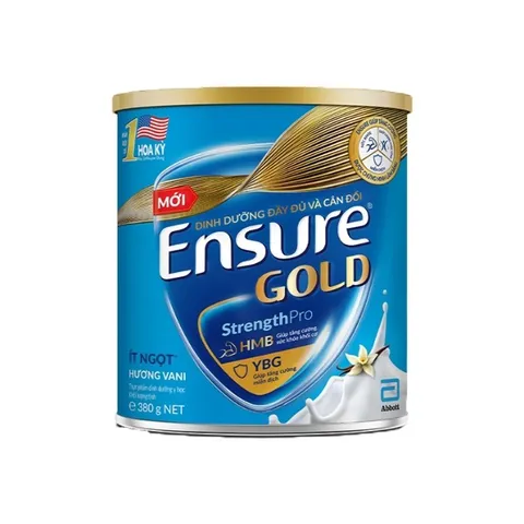 Sữa bột Ensure Gold Abbott ít ngọt (HMB) 380g - Rubymilk276