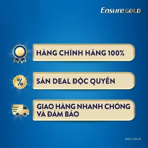 Sữa bột Ensure Gold Abbott hương vani (HMB) 380g - Rubymilk276