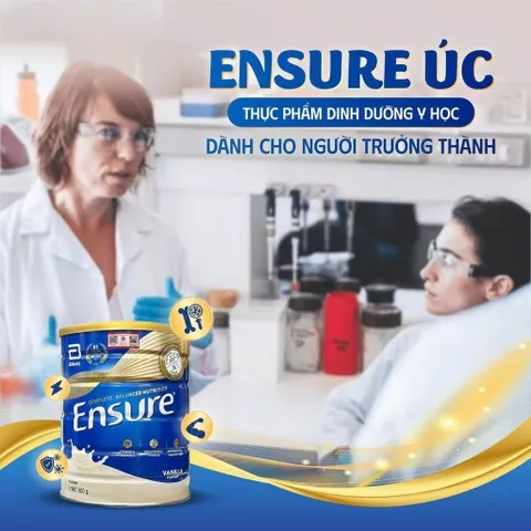 [DATE XA] Sữa Ensure Úc 850g nhập khẩu chính hãng, bổ sung dinh dưỡng cho người lớn tuổi - Rubymilk276