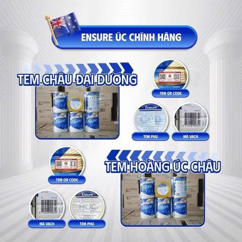 [DATE XA] Sữa Ensure Úc 850g nhập khẩu chính hãng, bổ sung dinh dưỡng cho người lớn tuổi - Rubymilk276