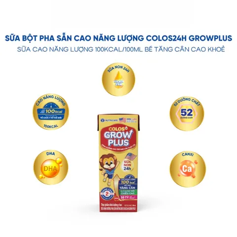 [HSD mới nhất] Thùng 48 Hộp Sữa Pha Sẵn COLOS GROWPLUS OPTI 110ml