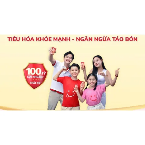 Sữa công thức Nutricare Bioyo 100 tỷ Lợi khuẩn Postbiotic tiêu hóa khỏe ngừa táo bón tăng khả năng hấp thu (Sữa Chua)