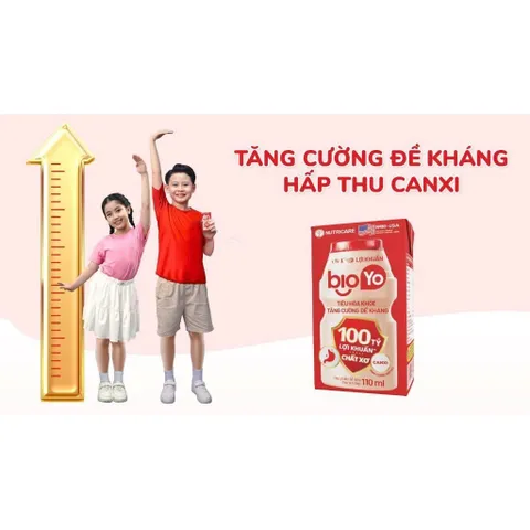 Combo 2 Thùng Sữa công thức Nutricare Bioyo 100 tỷ Lợi khuẩn Postbiotic tiêu hóa khỏe ngừa táo bón tăng khả năng hấp thu