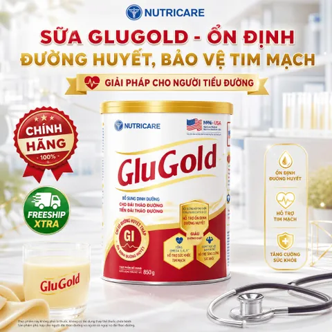 ( Mẫu Mới ) Sữa Bột GluGold 850g - Rubymilk276