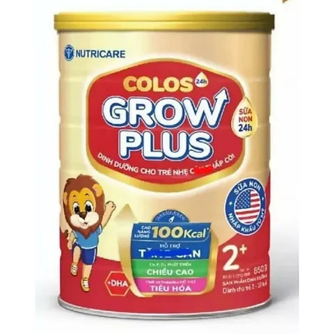 [ HSD mới] Sữa bột COLOS GROWPLUS OPTI (Sư tử) 850g đủ số
