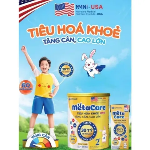 [Date Mới Nhất] Sữa Bột Metacare OPTI  0+,1+,2+ 850g