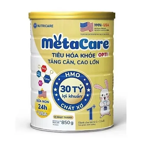 [Date Mới Nhất] Sữa Bột Metacare OPTI  0+,1+,2+ 850g