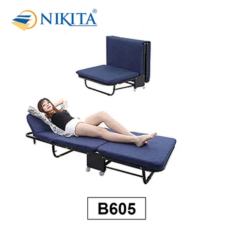 Giường Gấp Ba Khúc Có Đệm Nikita NKT – B605