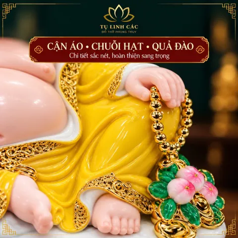 TƯỢNG DI LẶC ĐÀO VÀNG KIM – BIỂU TƯỢNG HOAN HỶ, SUNG TÚC VÀ AN LẠC