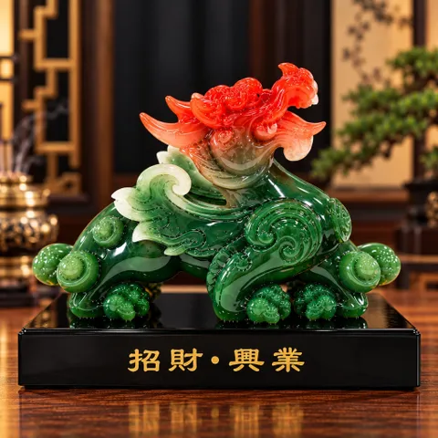 NGHÊ ĐÔI ĐẾ VƯƠNG XANH ĐẬM - ĐỒ THỜ PHONG THUỶ