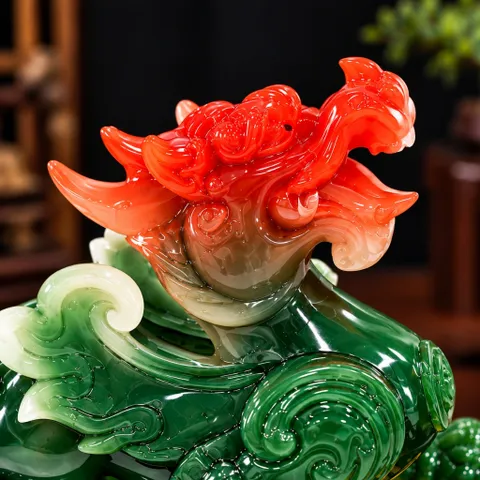 NGHÊ ĐÔI ĐẾ VƯƠNG XANH ĐẬM - ĐỒ THỜ PHONG THUỶ
