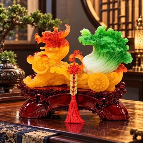 TỲ HƯU KÉO CẢI CAM - ĐỒ THỜ PHONG THUY CHIÊU TÀI NẠP PHÚC