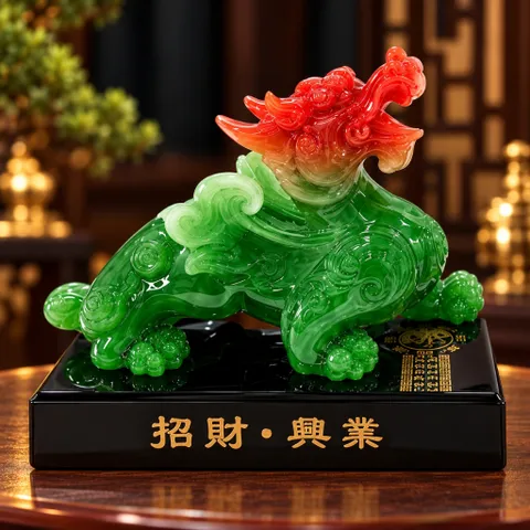 NGHÊ ĐÔI ĐẾ VƯƠNG XANH - ĐỒ THỜ PHONG THUỶ TỤ LINH CÁC