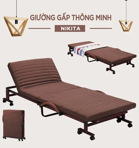 Giường Gấp Nâng Đầu HQ65