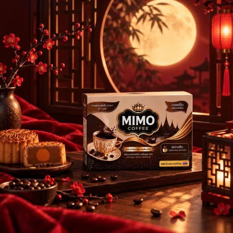Cà Phê Hoà Tan Ame Mimo Thơm Ngon Hộp 7 Gói - Hỗ Trợ Thay Thế Bữa  Ăn Gi.ảm Kyyy