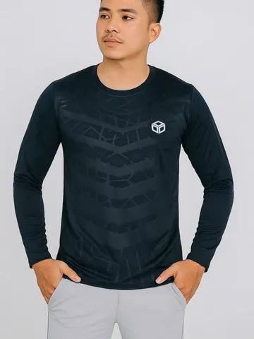 Combo 2 Áo Thu Nam Tập Gym Thể Thao dài tay co giãn thoáng khí thấm hút mồ hôi phù hợp thể thao bền đẹp