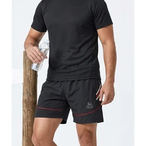 Combo 3 QUẦN ĐÙI THỂ THAO nam phối viền vải thun lạnh co giãn thoáng khí 45-65kg