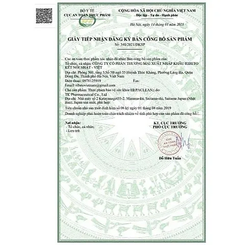 Viên uống bổ gan Nhật Bản HEPACLEAN 60 viên – Hỗ trợ giải độc gan, tăng cường chức năng gan, giảm men gan