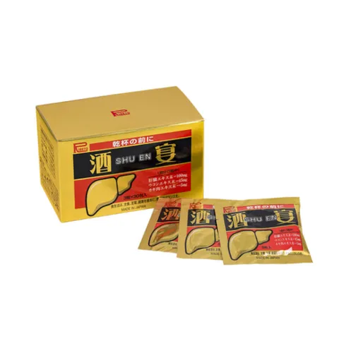 Viên uống giải rượu SHUEN Nhật Bản hộp 30 gói – Hỗ trợ bảo vệ gan, giảm say rượu, giảm mệt mỏi sau uống bia rượu