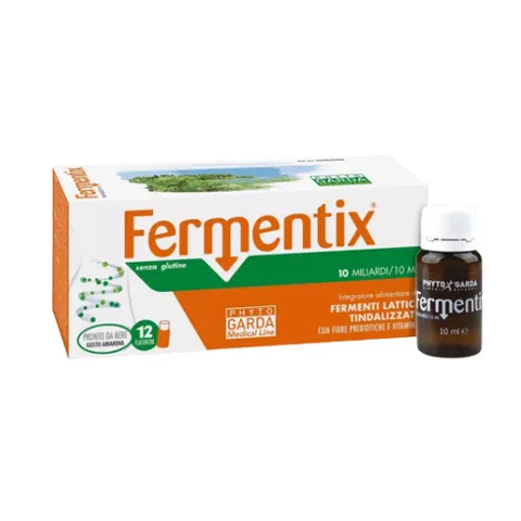 FERMENTIX - Hỗ Trợ Cân Bằng Hệ Vi Khuẩn Đường Tiêu Hóa Chuẩn Italy (Hộp 12 Lọ)