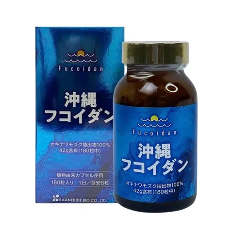 OKINAWA FUCOIDAN xanh 180 viên - Viên uống hỗ trợ đ.iều t.rị ung thư, Nhật Bản
