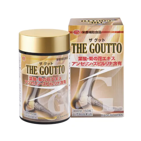Thực phẩm bảo vệ sức khỏe The Goutto Nhật Bản – Hỗ trợ sức khỏe xương khớp, bổ sung dưỡng chất – Hộp 150 viên