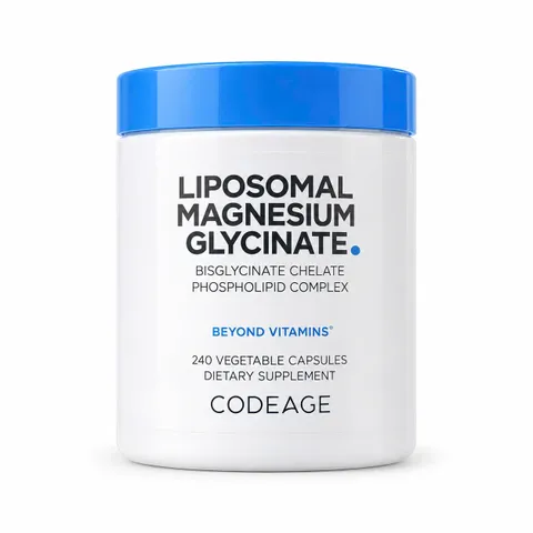 Viên Uống Liposomal Magnesium Glycinate Codeage Hỗ Trợ Cơ, Thần Kinh Và Hệ Thần Kinh 240 Viên