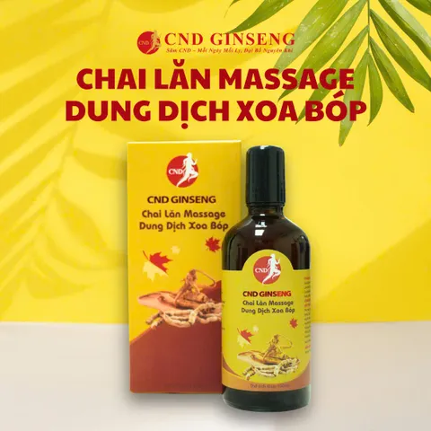 Chai lăn Massage Dung Dịch Xoa Bóp