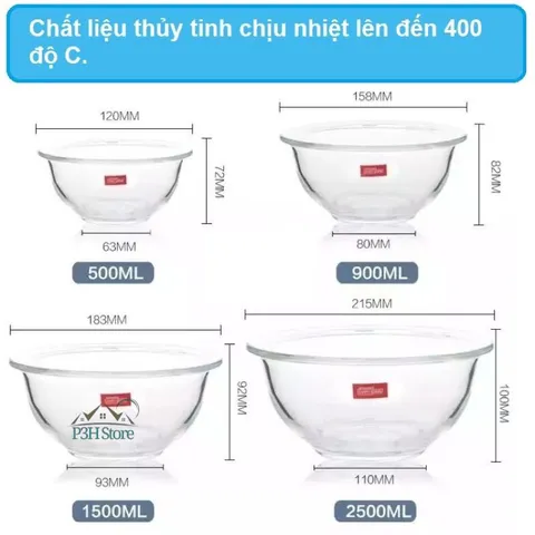 Tô đa năng thủy tinh Lock&Lock  Size 1500ml hàng siêu hiếm