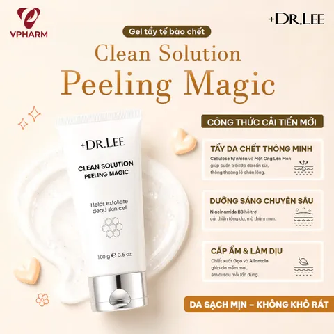 Gel Tẩy Da Chết Sinh Học +Dr.lee Clean Solution Peeling Magic 100g