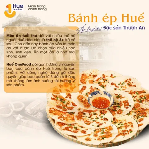 Bánh ép Huế One Food 65g