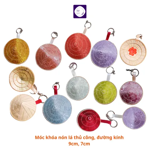 Móc khóa nón lá thủ công 100% – tinh xảo, đẹp sang trọng, quà tặng lưu niệm Việt Nam