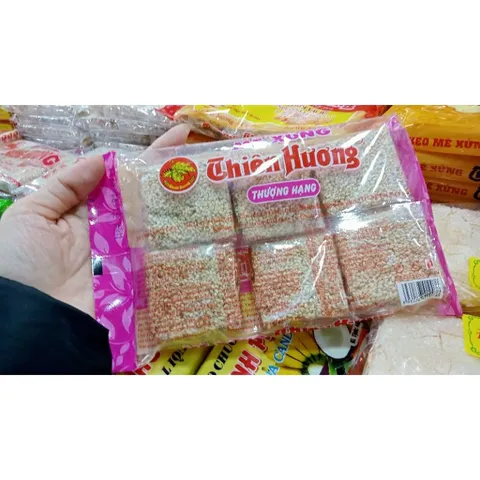 5 gói Mè xửng Thiên Hương hồng 250g, đặc sản Huế, date luôn mới