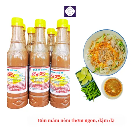 Combo 3 chai Mắm nêm Cô Ri 500ml, 330ml, đặc sản Huế nổi tiếng