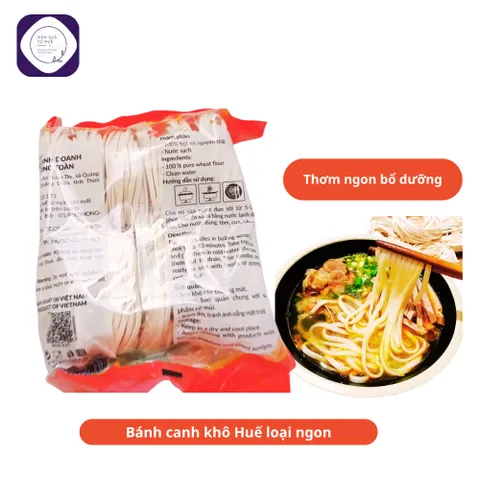 5 gói  Bánh canh khô đặc sản Huế loại ngon, (Mì sợi /mì vắt)