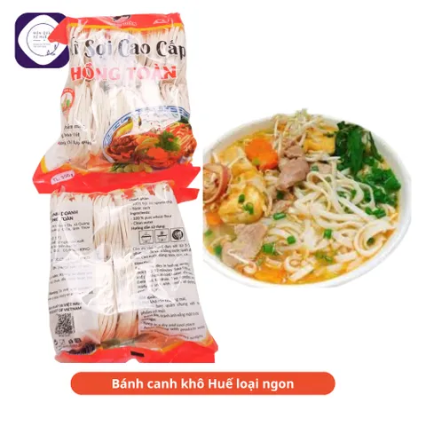 5 gói  Bánh canh khô đặc sản Huế loại ngon, (Mì sợi /mì vắt)