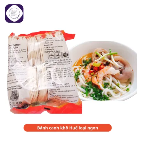 5 gói  Bánh canh khô đặc sản Huế loại ngon, (Mì sợi /mì vắt)